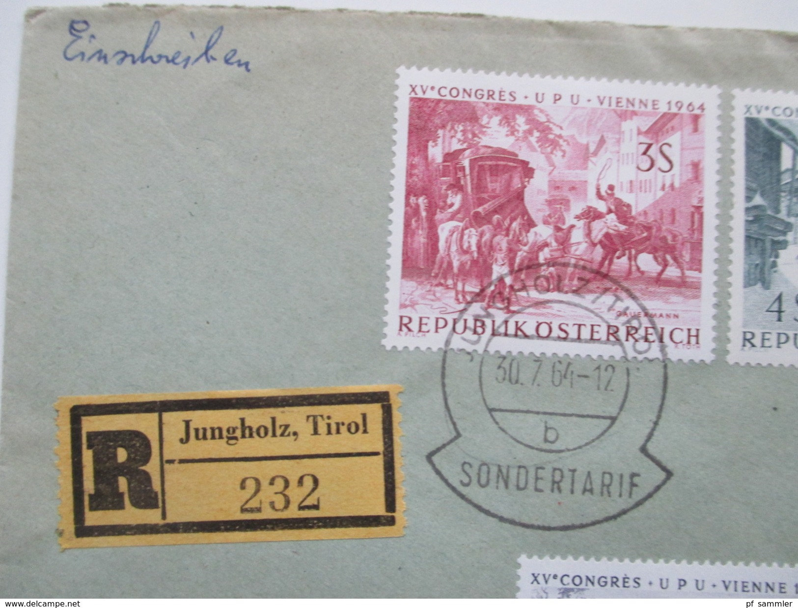 Österreich 1954 - 70er Jahre 53 FDC / R-Briefe in die DDR gelaufen! Satzbriefe / Sondertarif Tirol / Christkindl usw.