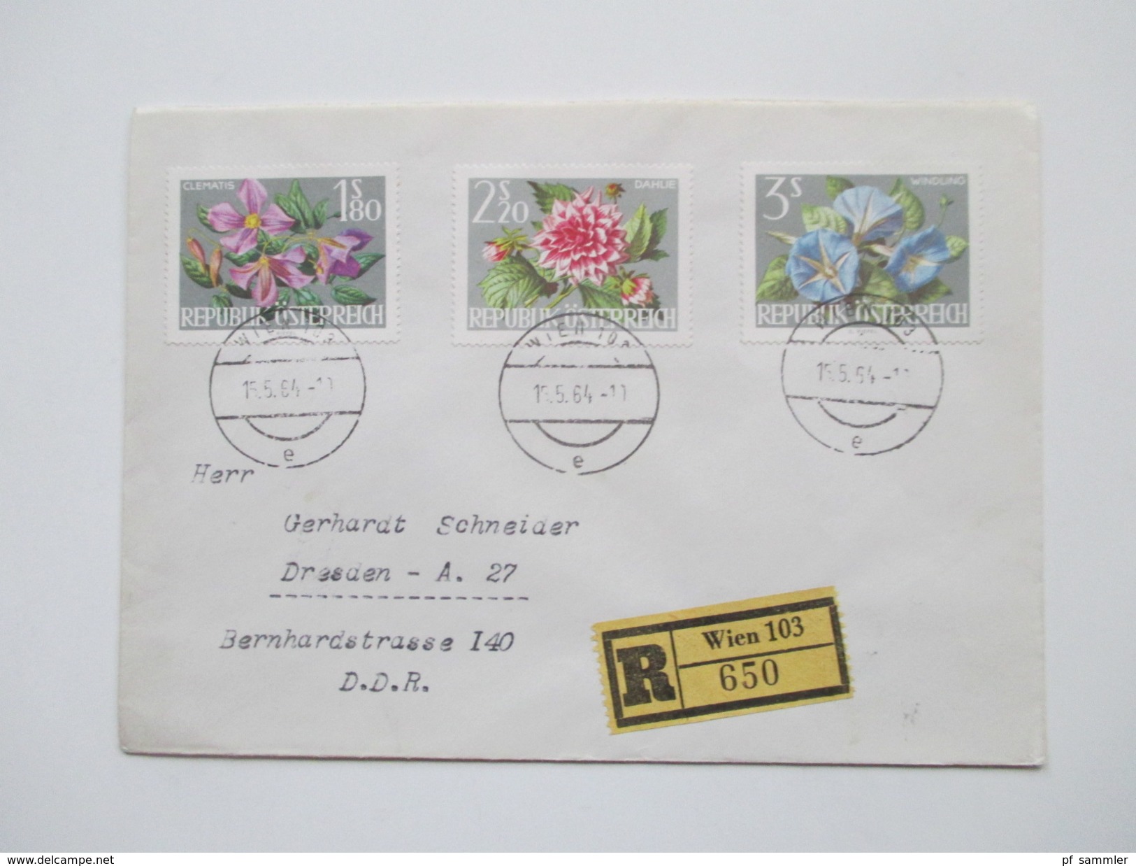 Österreich 1954 - 70er Jahre 53 FDC / R-Briefe in die DDR gelaufen! Satzbriefe / Sondertarif Tirol / Christkindl usw.