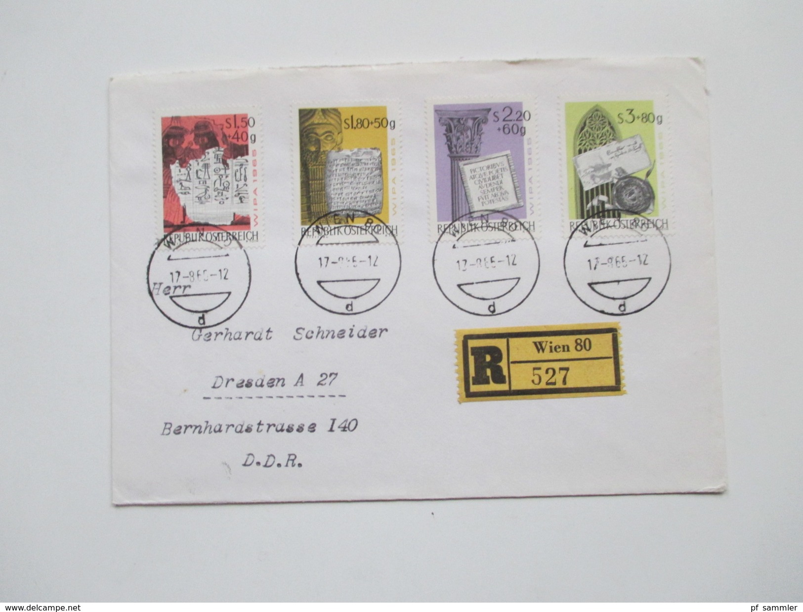 Österreich 1954 - 70er Jahre 53 FDC / R-Briefe in die DDR gelaufen! Satzbriefe / Sondertarif Tirol / Christkindl usw.