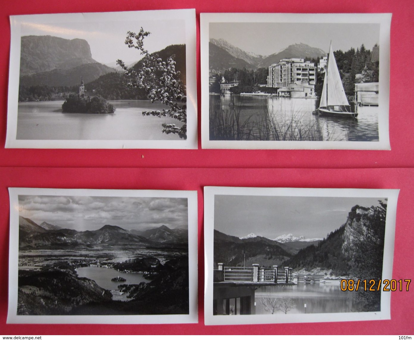 SLOVENIA - BLED LOT 9 ORIGINAL PHOTOS - 5 - 99 Cartoline