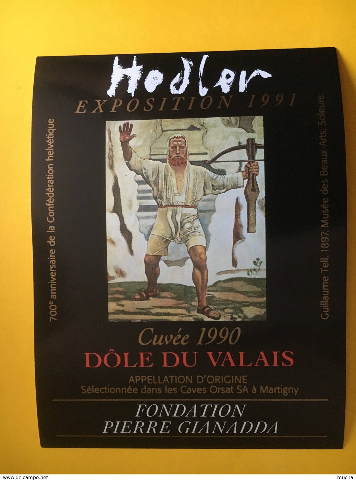 5929 - Hodler  Exposition 1991 Fondation Pierre Gianadda Martigny Suisse  Dôle 1990 - Kunst