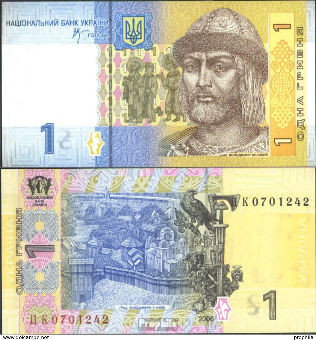 Ukraine Pick-Nr: 116A A Bankfrisch 2006 1 Hryven - Ukraine