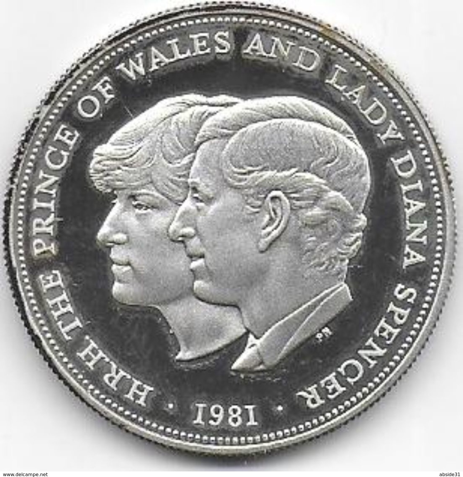 H.R.H. The Prince Of Wales And Lady Diana Spencer ( Proof Silver ) - Maundy Sets & Commémoratives