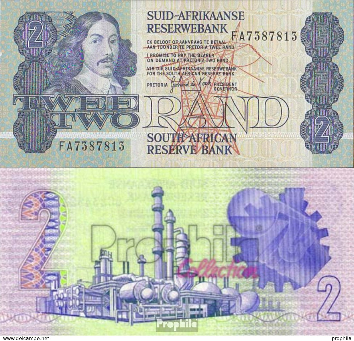 Südafrika Pick-Nr: 118d Bankfrisch 1983 2 Rand - Afrique Du Sud