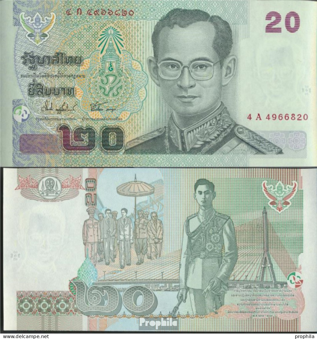 Thailand Pick-Nr: 109, Signatur 74 Bankfrisch 2003 20 Baht - Thailand