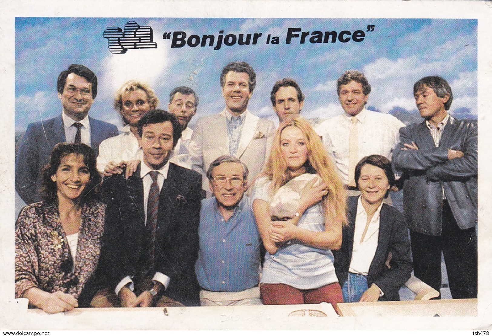 PUB.  TF1--bonjour La France--jean-claude Bourret--voir 2 Scans - Autres & Non Classés