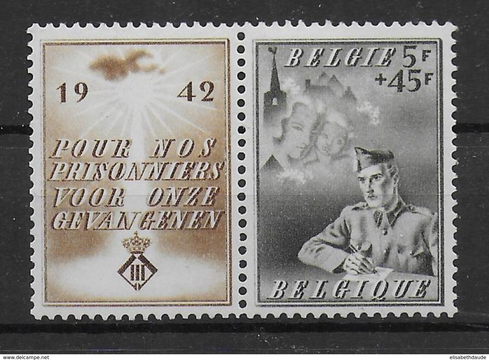 BELGIQUE - 1942 - YT N° 602 ** MNH - Neufs