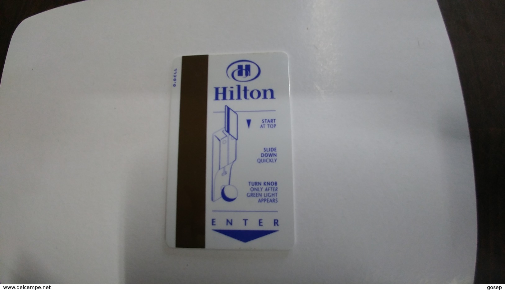 Israel-hotey Key-(432)-hilton-hotals-(b)(looking Out Side)-used+1card Prepiad Free - Hotelkarten