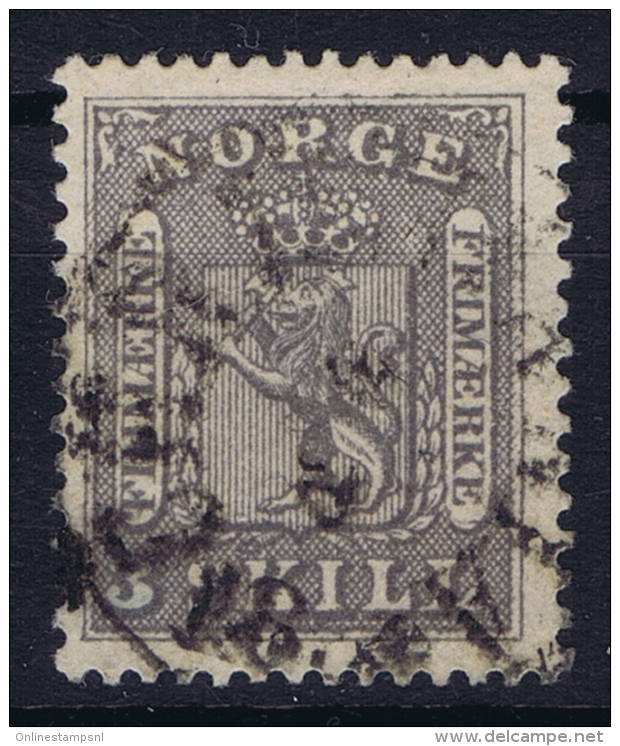 Norway:  Mi  7 Obl./Gestempelt/used  1863  Signed/ Signé/signiert/ Approvato - Gebruikt