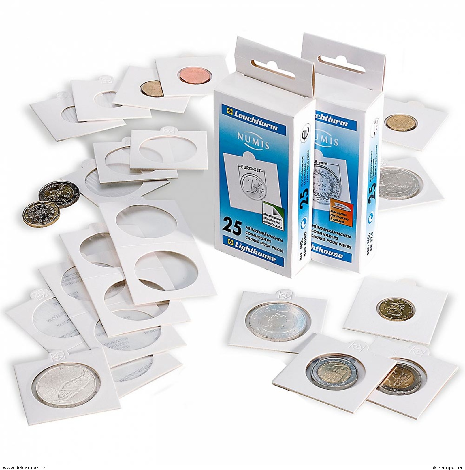 TACK Coin Holders 17.5 Mm, For Stapling, Pack Of 1000 - Supplies And Equipment