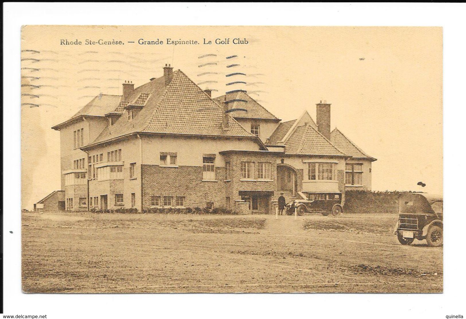 Rhode-St-Genèse  ( M 3506 )  2 Voiture Ancienne Devant Le Golf-Club - Rhode-St-Genèse - St-Genesius-Rode