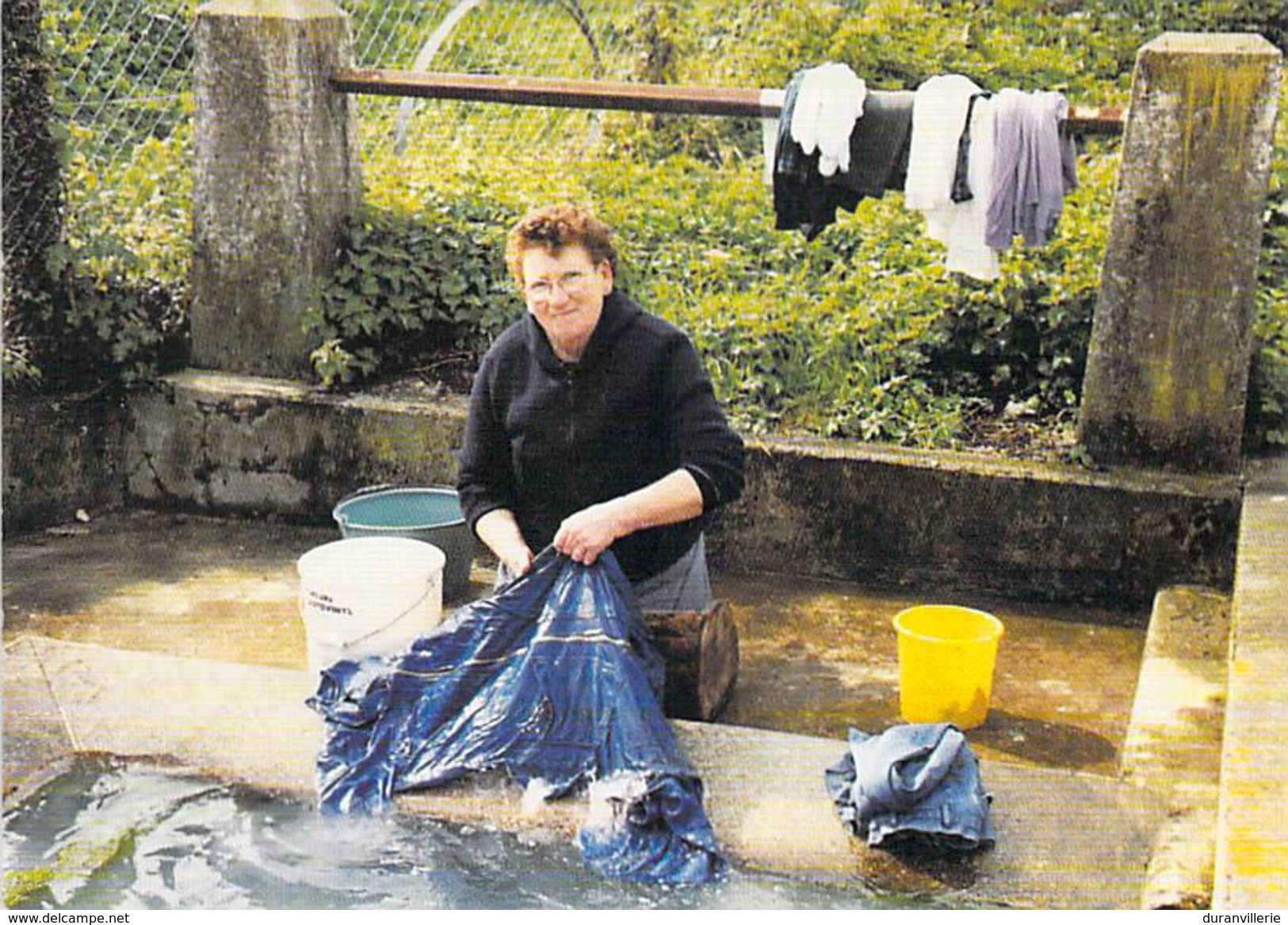 50 - BRETTEVILLE EN SAIRE - Léssiviere Mme¨PICOT Fait Sa Lessive Au Lavoir - 1991 - Sonstige & Ohne Zuordnung