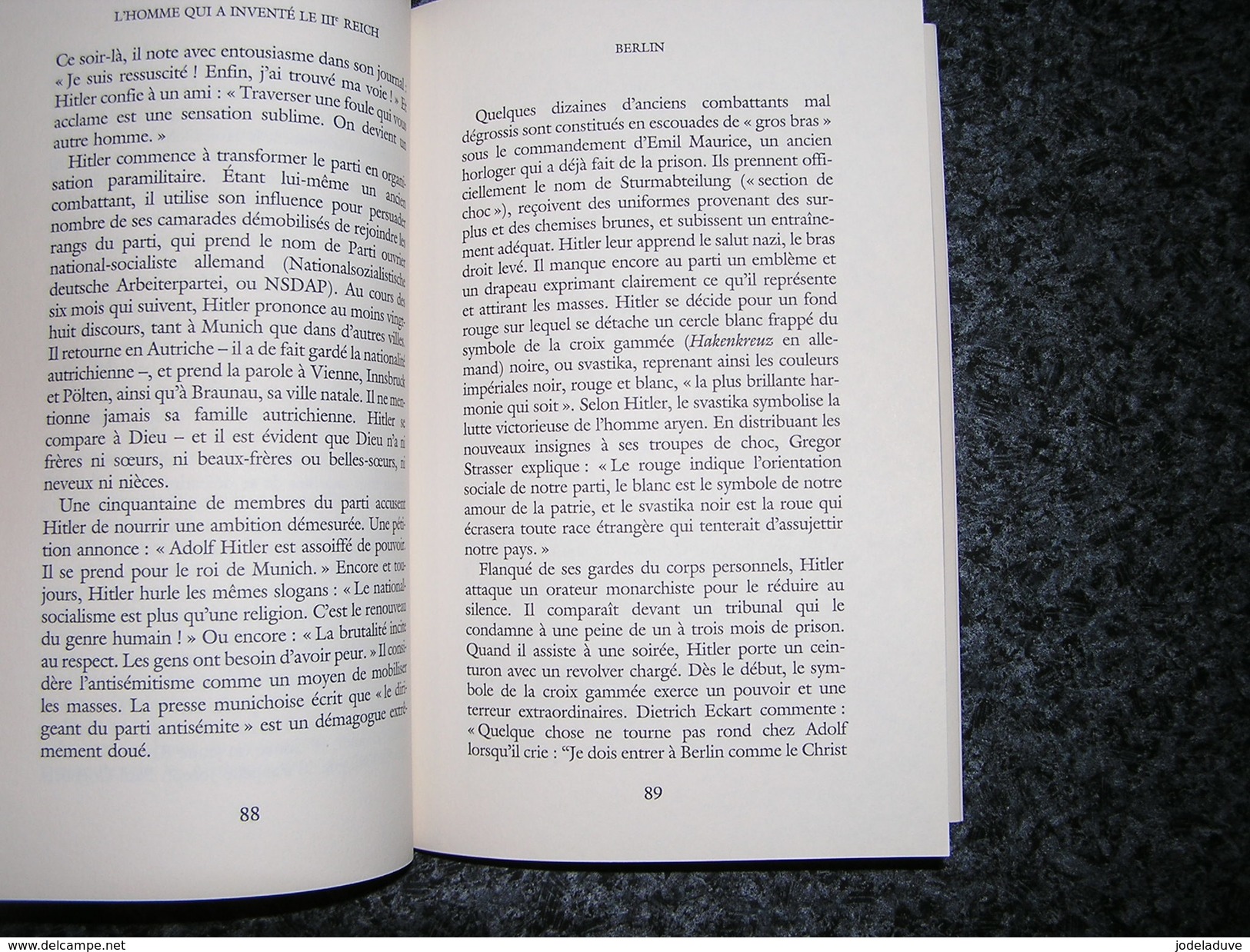 L' HOMME QUI A INVENTE LE 3 ème REICH S Lauryssens Guerre Van Den Bruck Nazisme Hitler Biographie Traité de Versailles