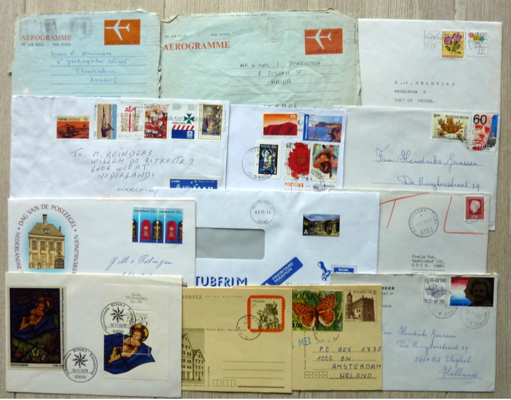 World big box FDC/letters/covers/stamps