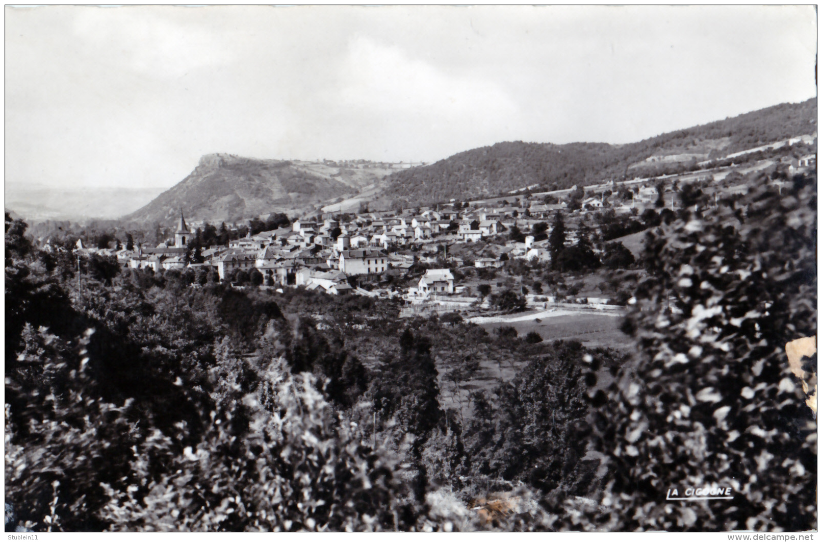 Massiac  (Cantal)   Vue Générale          (CPSM, Bords Dentelés, Format 9  X 14) - Autres & Non Classés