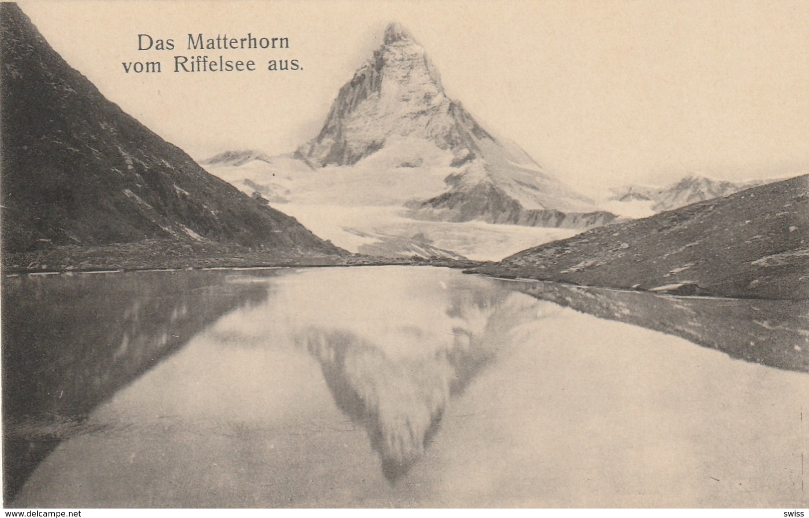 DAS MATTERHORN VOM RIFFELSEE AUS     ZERMATT - Zermatt