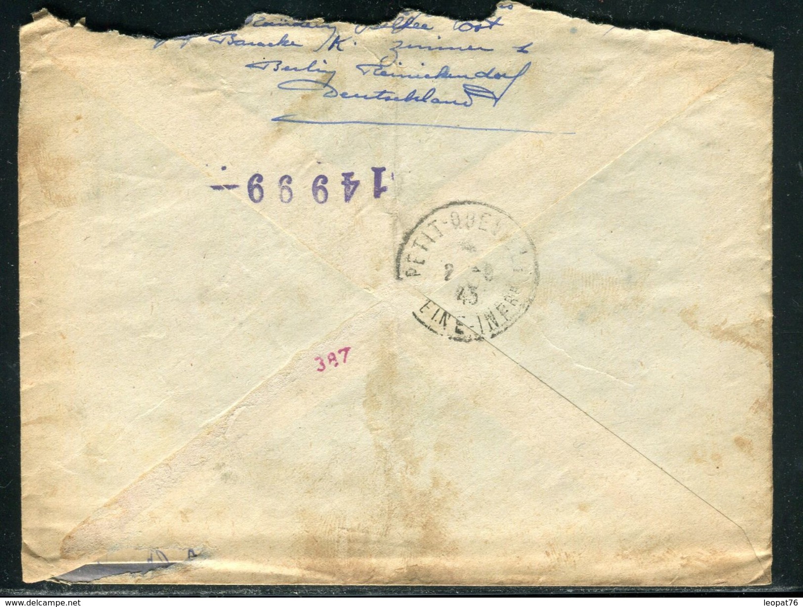 Allemagne - Enveloppe En Recommandé De Berlin Pour La France En 1943 - Ref D74 - Briefe U. Dokumente