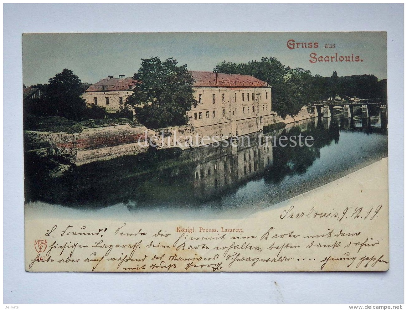 GERMANIA DEUTSCHLAND Gruss Aus Saarlouis  AK Postcard - Kreis Saarlouis