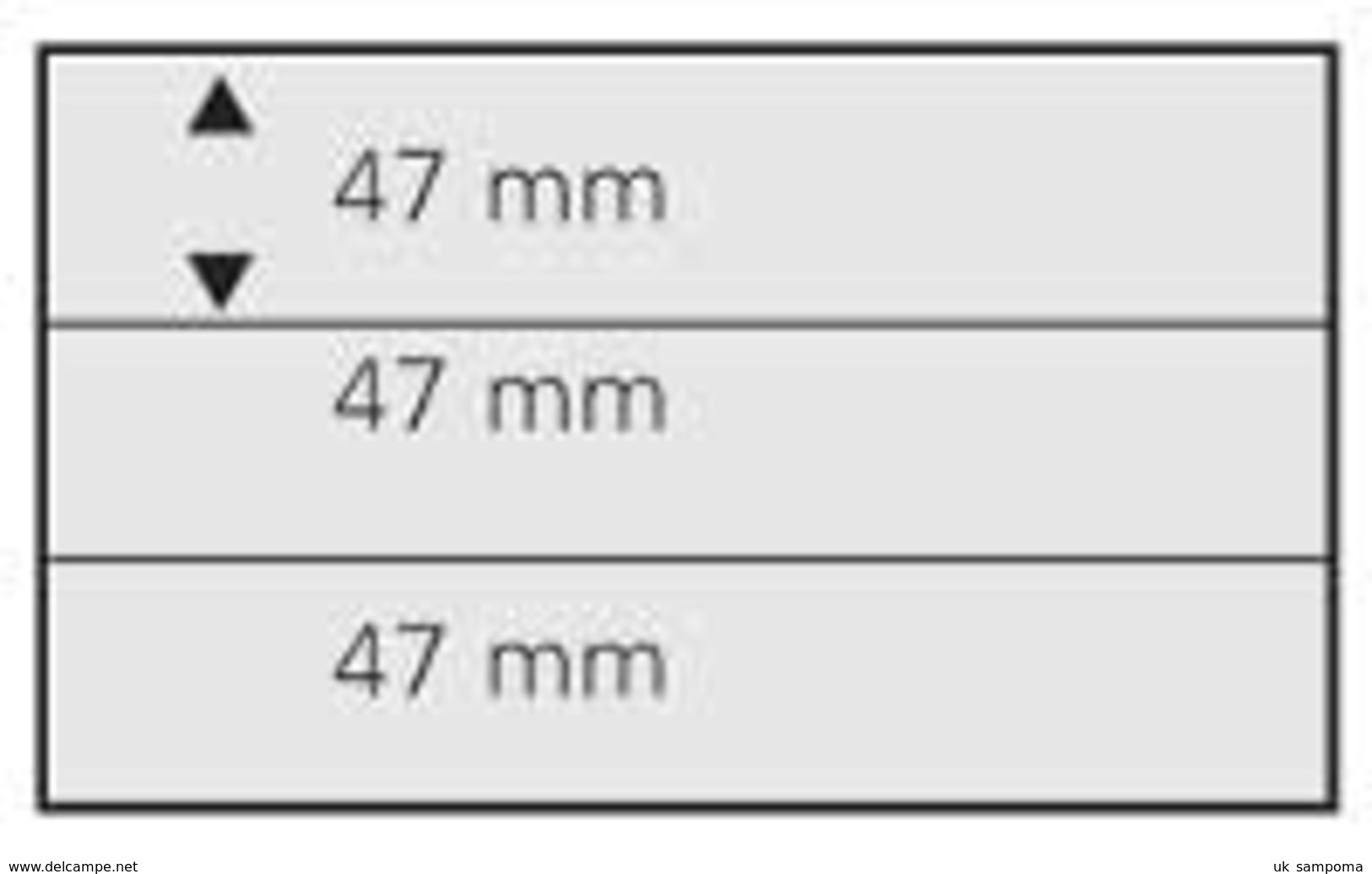 SAFE 743 PA Einsteckkarte 3 Streifen Per 10 - Stock Sheets