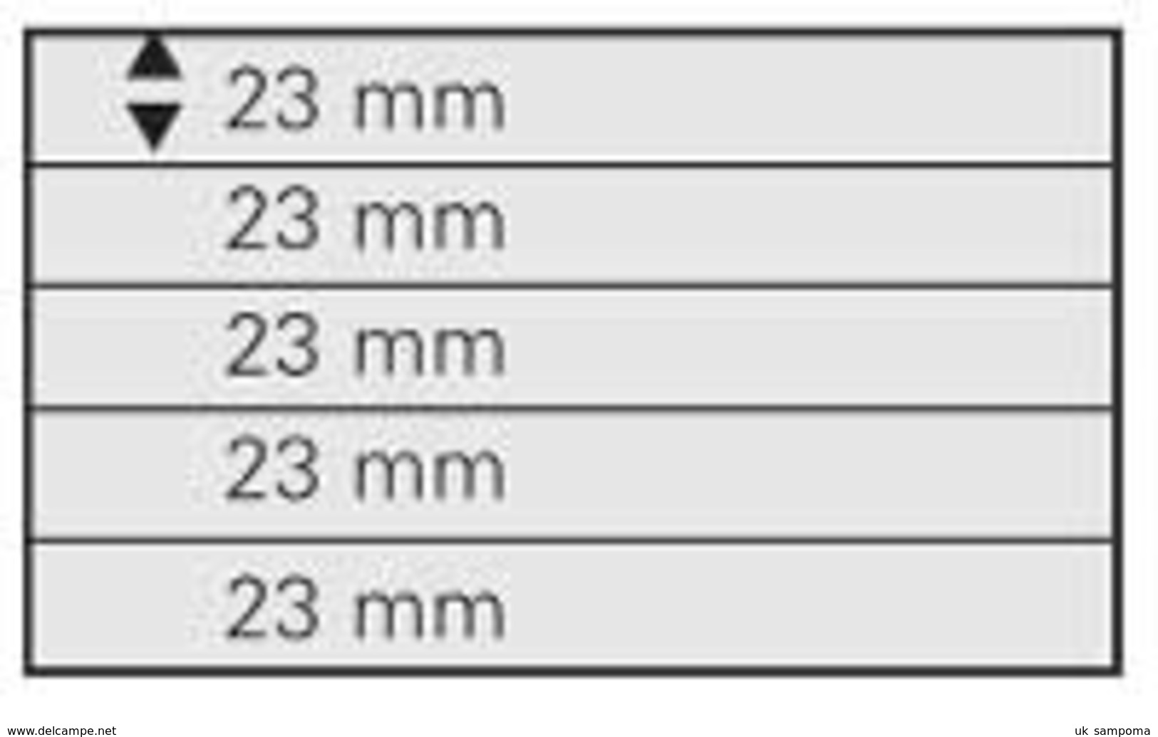 SAFE 745 PA Einsteckkarte 5 Streifen Per 10 - Einsteckkarten