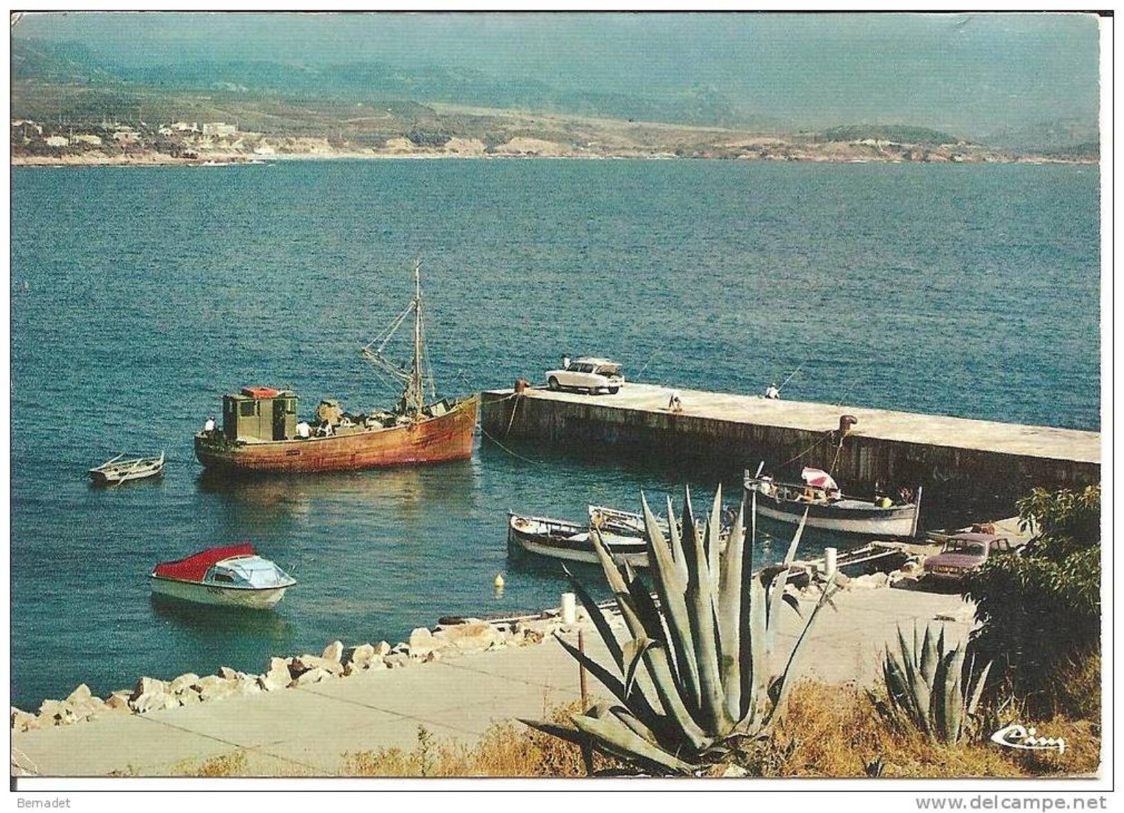 SAGONE .. PORT DE PECHE ET DE PLAISANCE DANS LE SITE MERVEILLEUX DU GOLFE DE SAGONE .. CITROEN AMI 6 - Autres & Non Classés