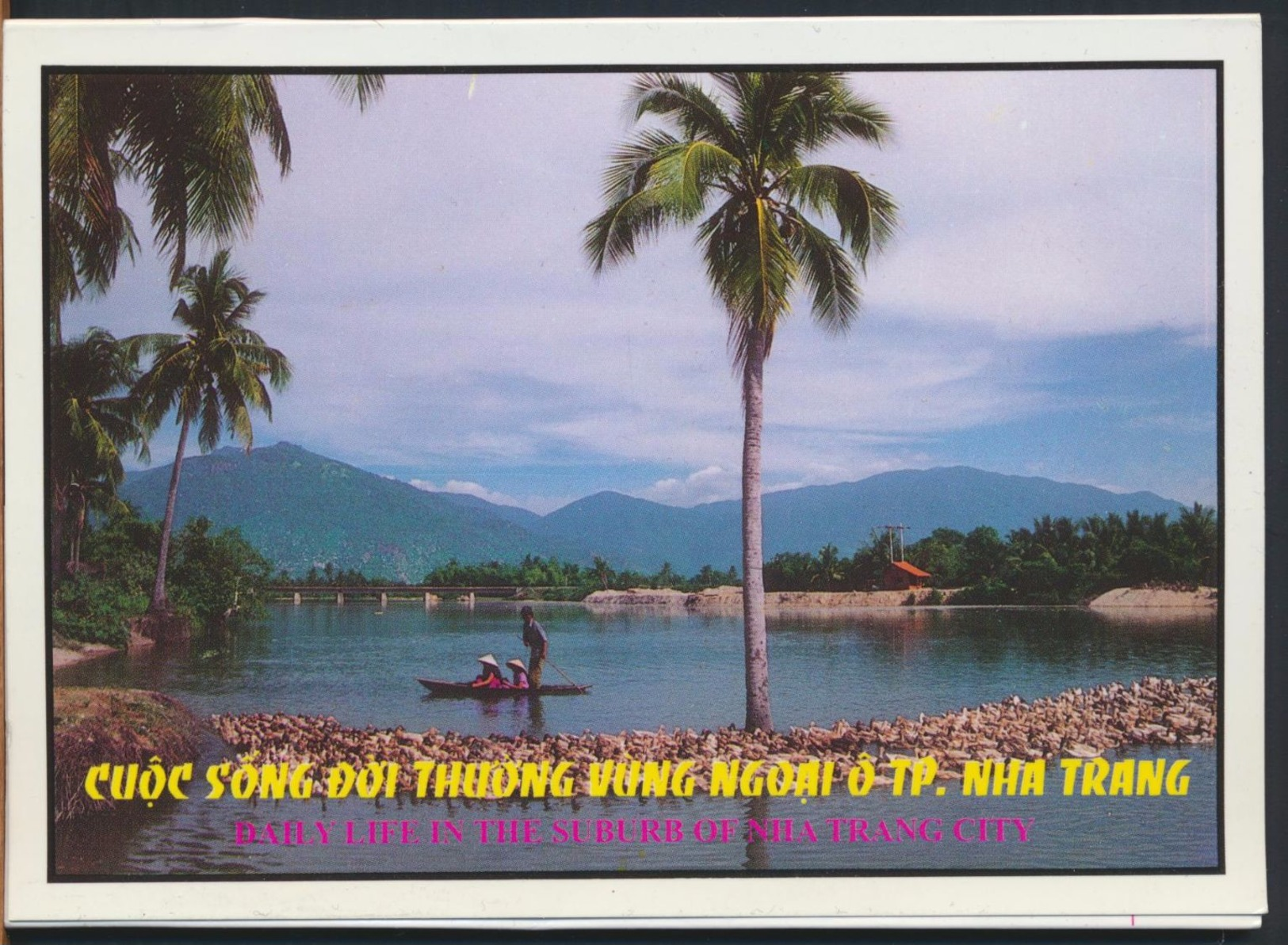 °°° CARNET 4 POSTCARDS - THAILAND - DAILY LIFE IN THE SUBURB OF NHA TRANG CITY °°° - Thaïlande