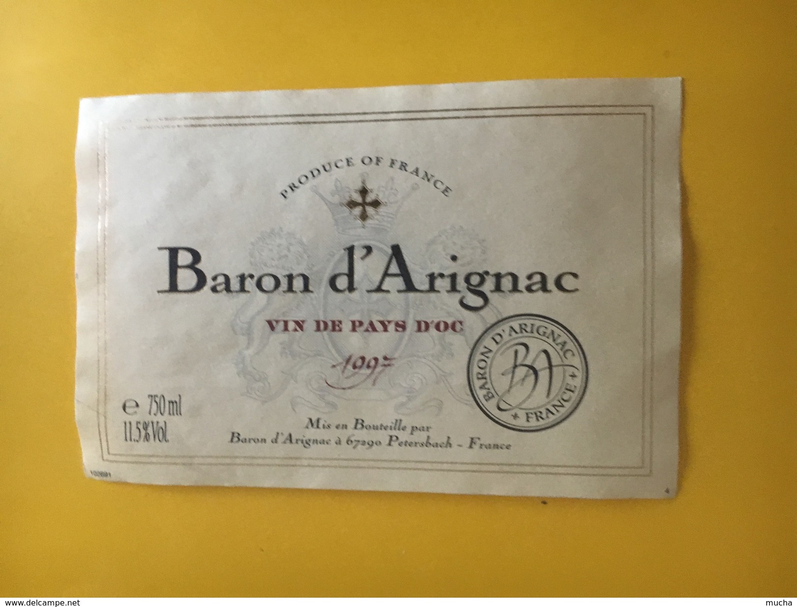5966 - Baron D'Arignac 1997 - Languedoc-Roussillon