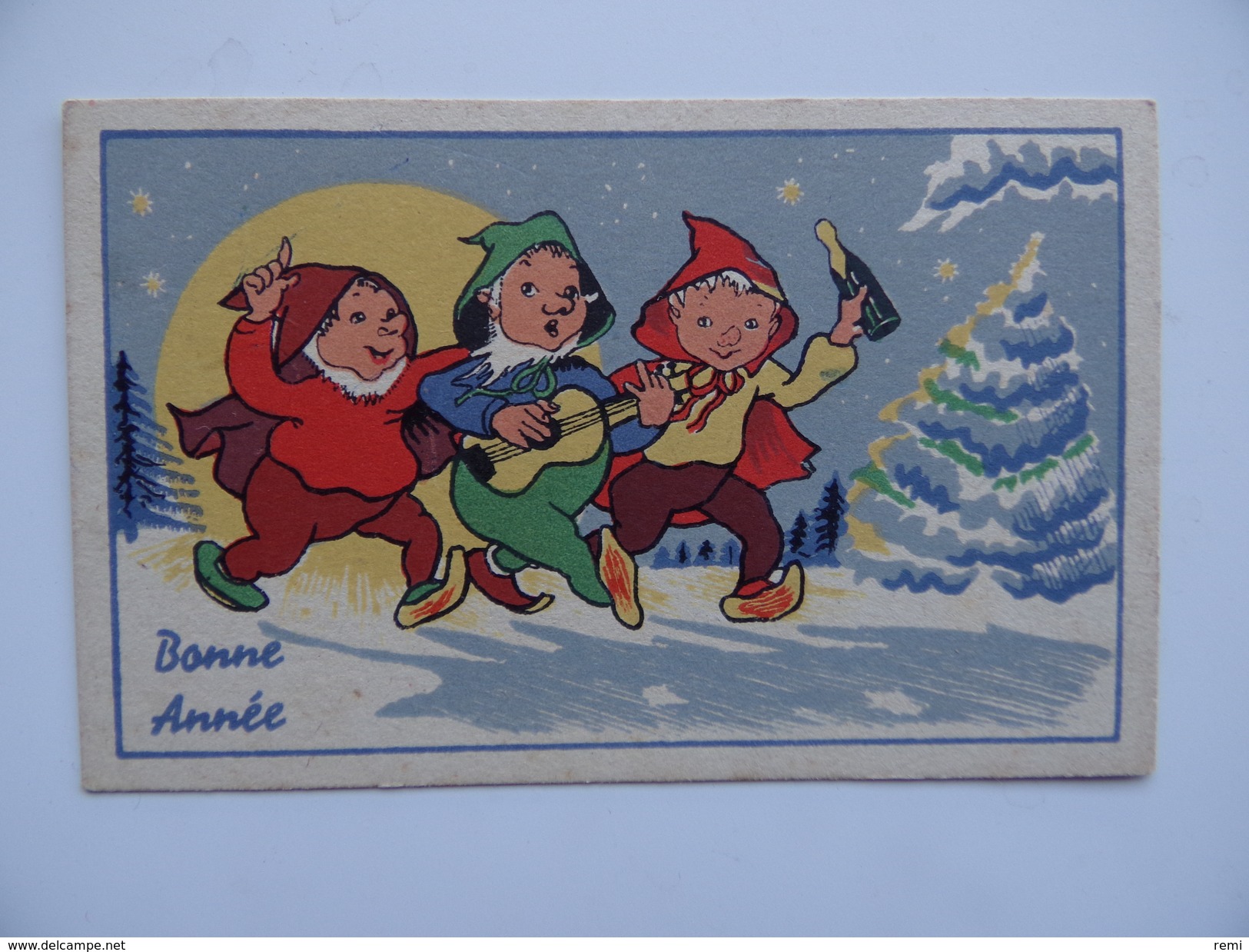 Carte De BONNE ANNEE Voeux - New Year