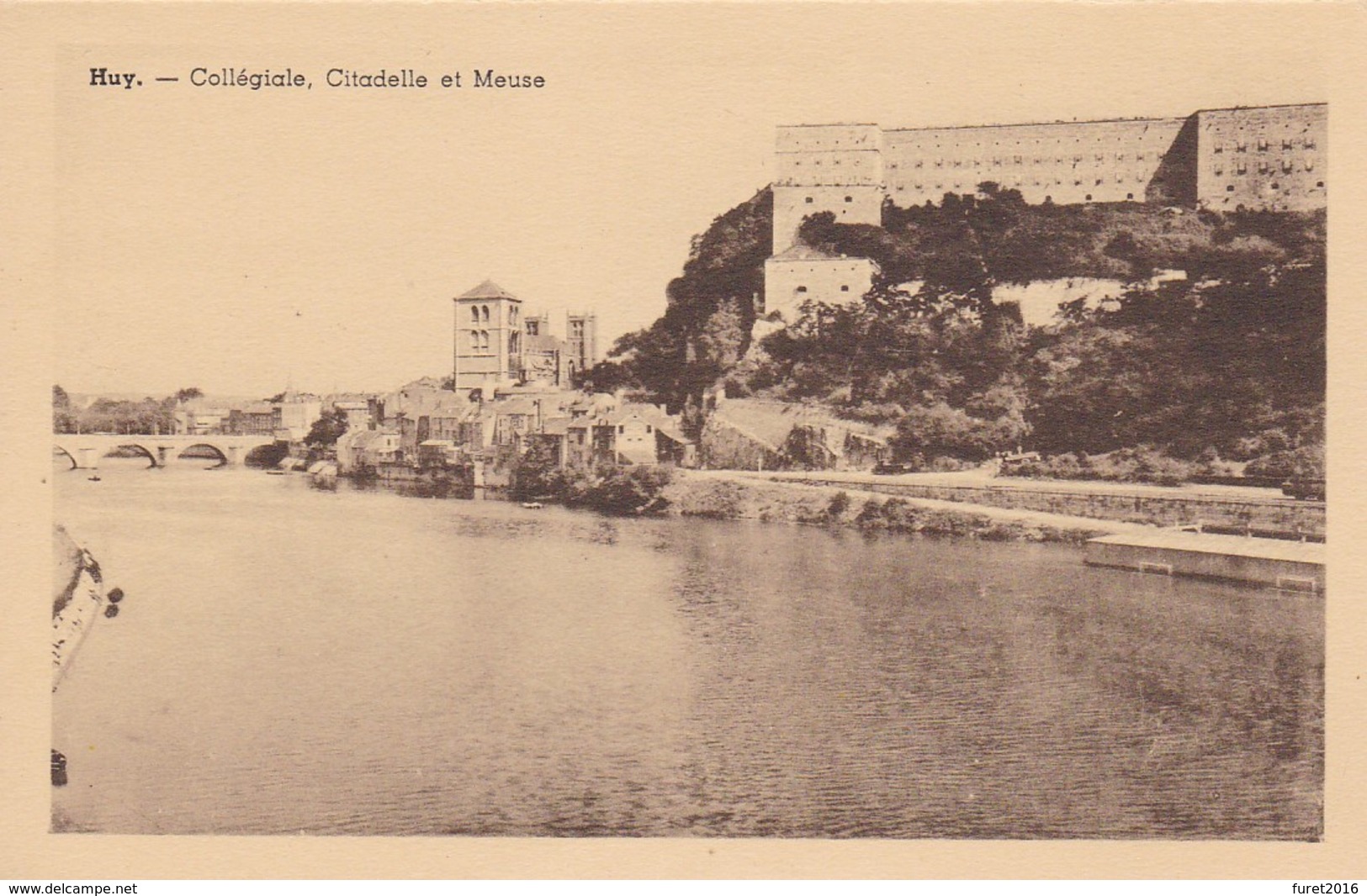 HUY Le HOYOUX LA FONTAINE  Collegiale Citadelle Et Meuse 5 Cartes - Huy