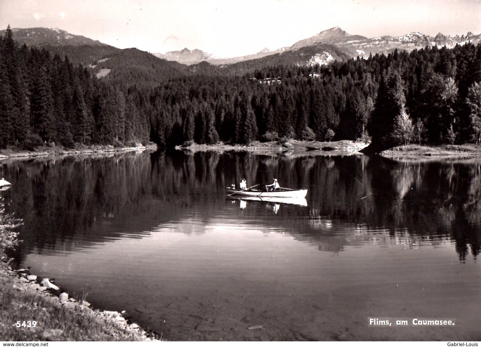 Flims, Am Caumasee (carte Grand Format) - Flims