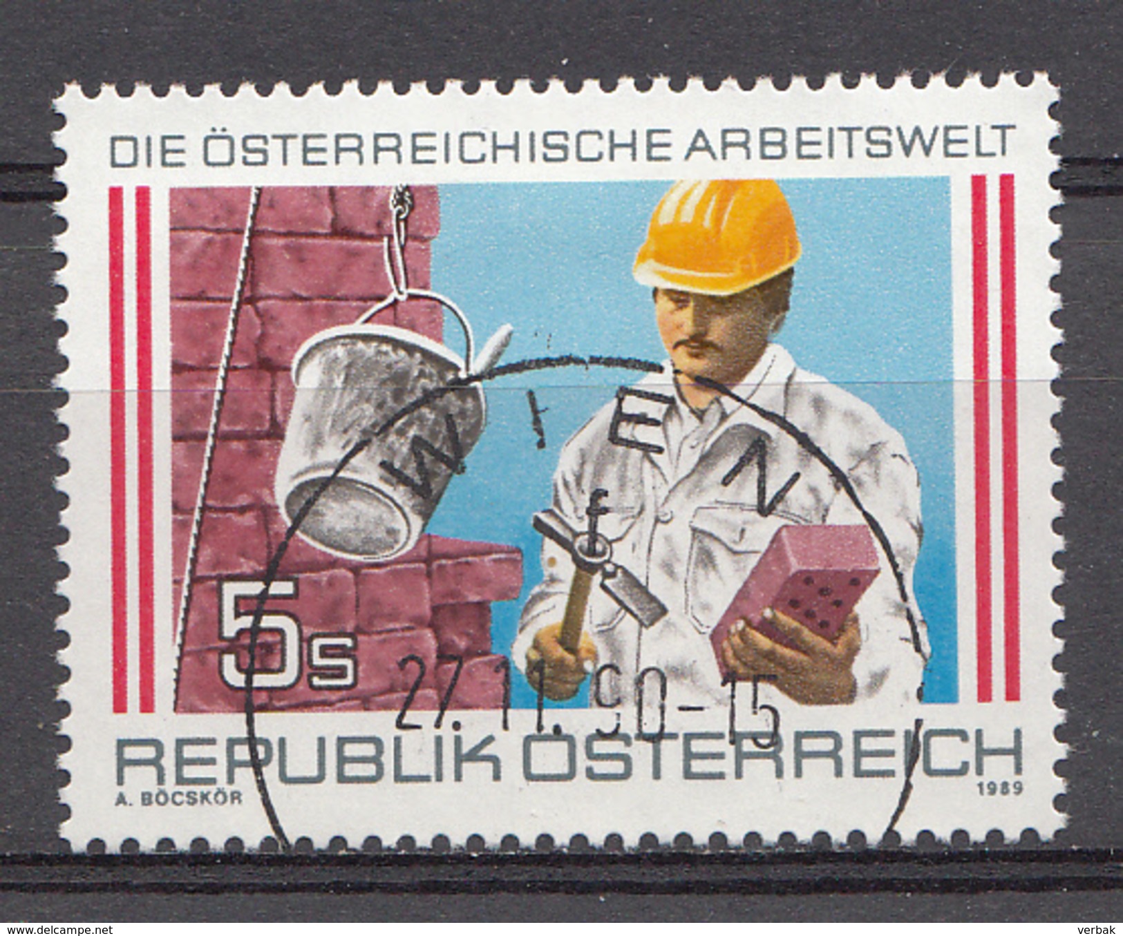 Autriche 1989  Mi.Nr: 1973 Die Österreichische Arbeitswelt  Oblitèré / Used / Gebruikt - Gebruikt