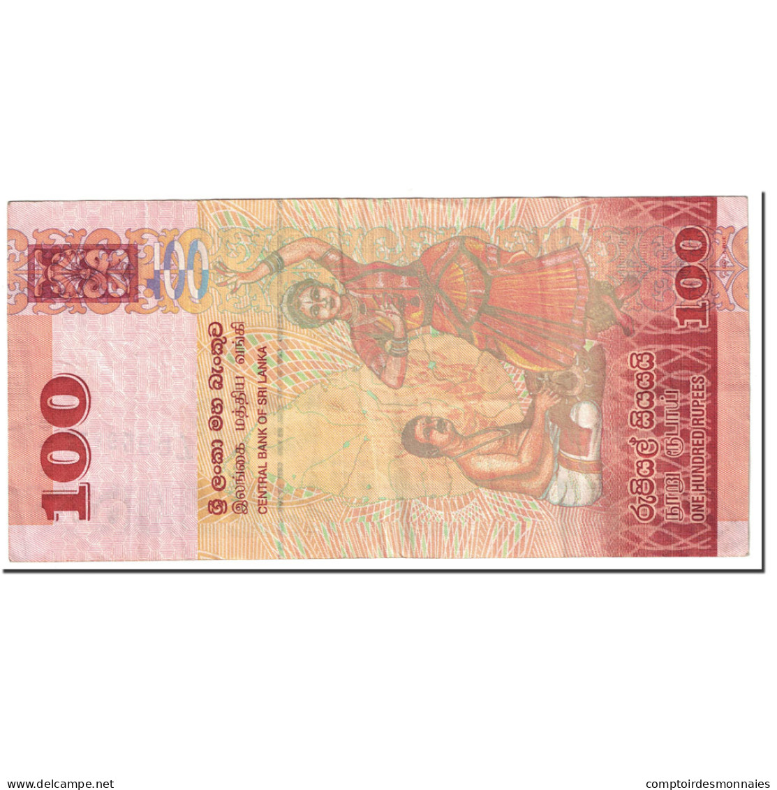 Billet, Sri Lanka, 100 Rupees, 2010, 2010-01-01, KM:125a, TTB - Sri Lanka