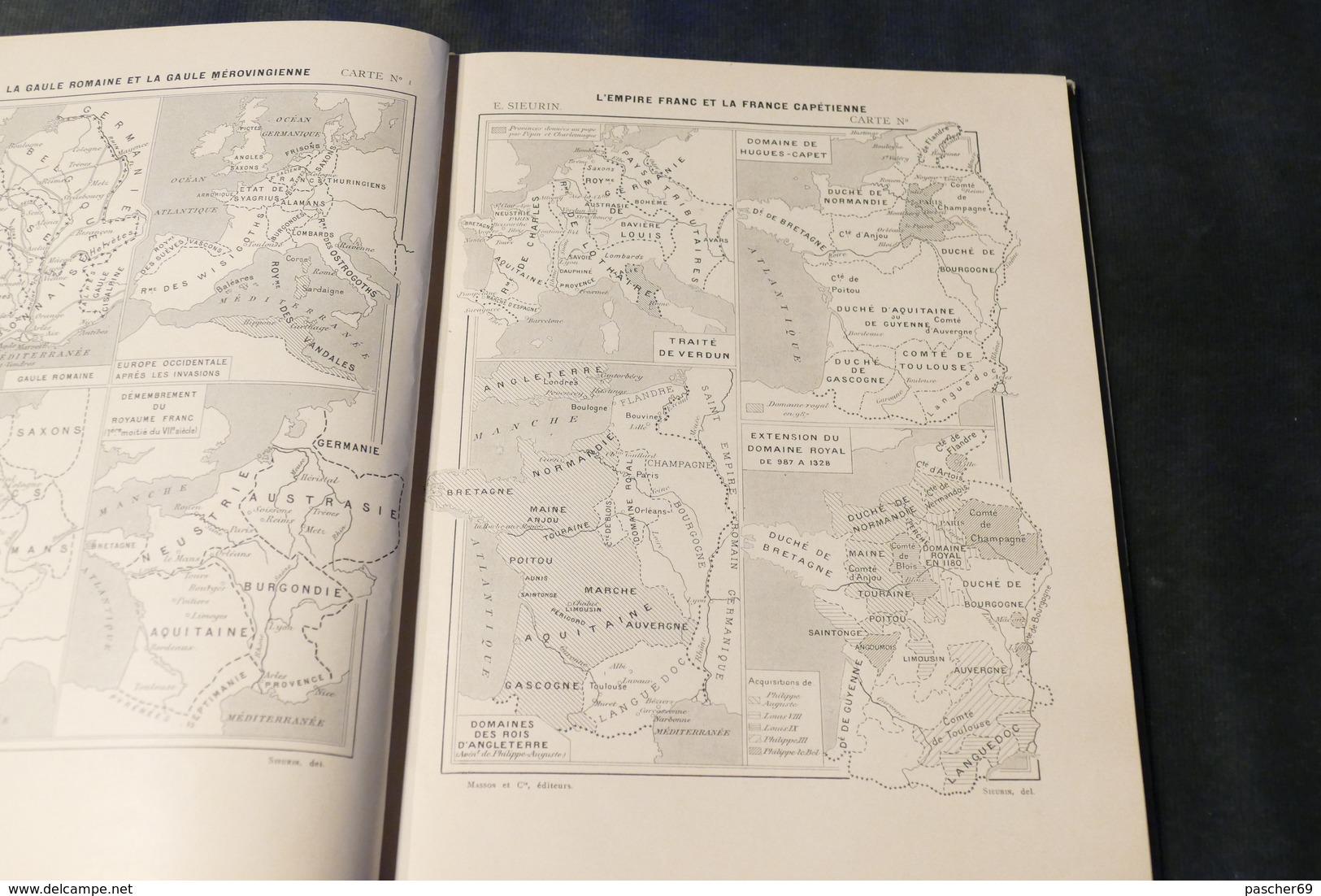 Cartes D'Etude Pour Servir à L'Enseignement De L'Histoire Et De La Géographie**** / MKV 2 - Maps/Atlas