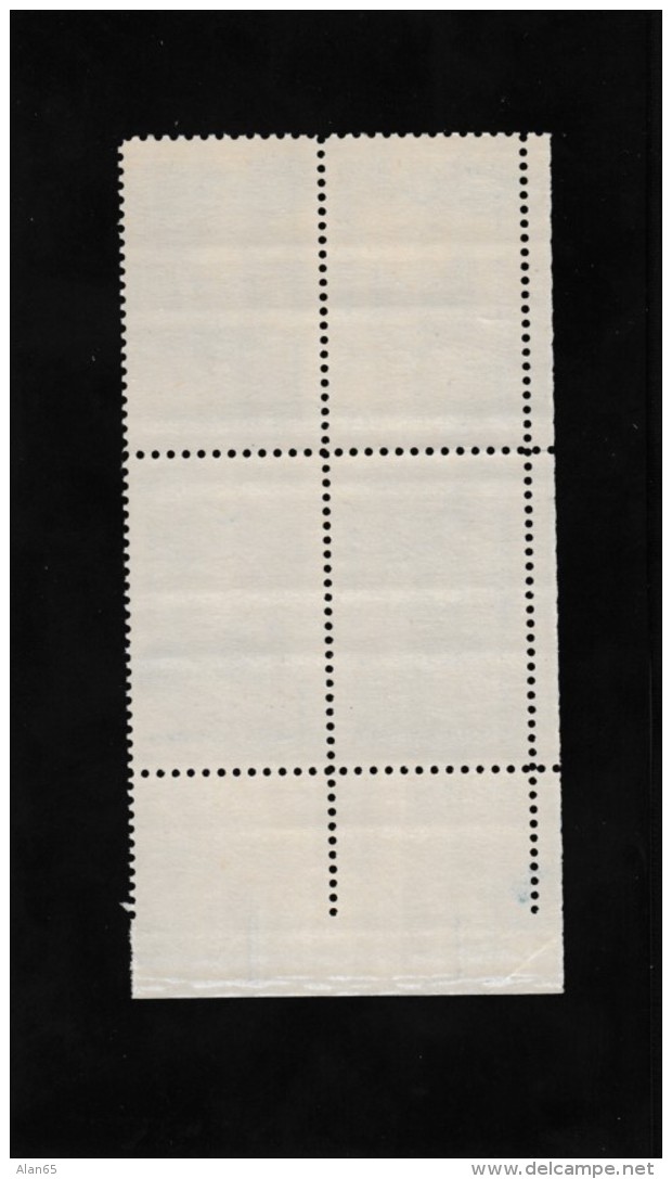 Sc#1188 4-cent Sun Yat Sen 1961 Issue Chinese Leader Plate # Block Of 4 - Numéros De Planches