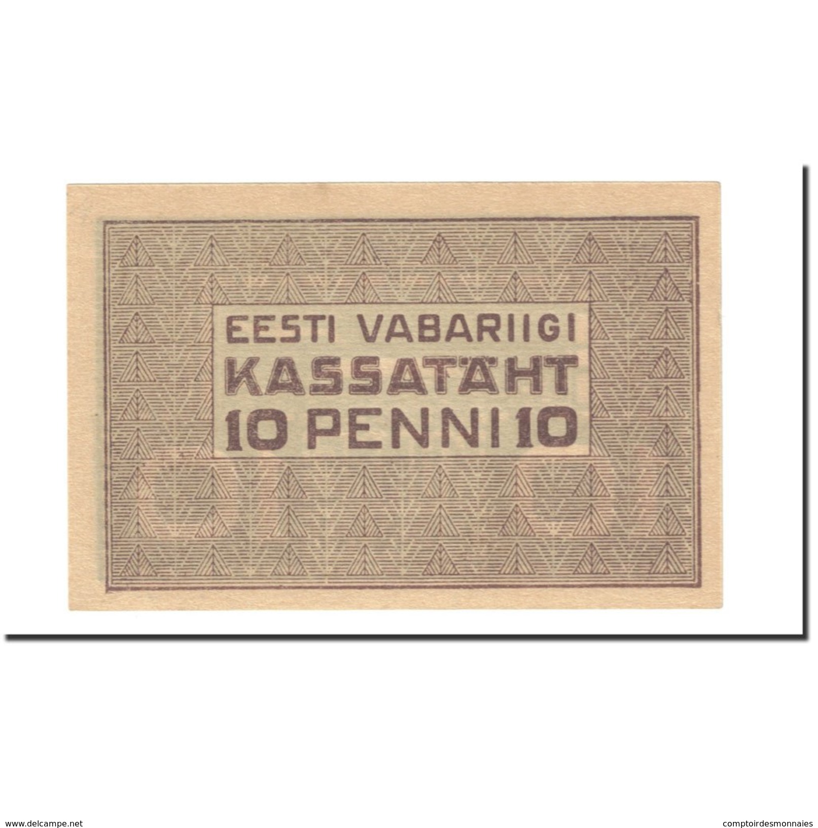 Estonia, 10 Penni, 1919, Undated (1919), KM:40b, NEUF - Estonia