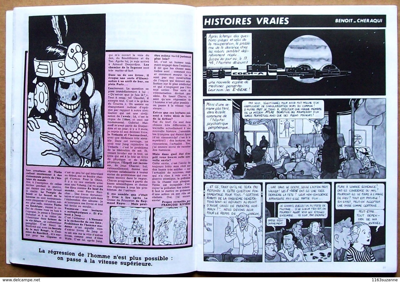 Revue (A SUIVRE) N° 11, Décembre 1978 - Les Livres De Hergé, Manara, Schuiten, Andreas, Sokal, Tardi... - A Suivre