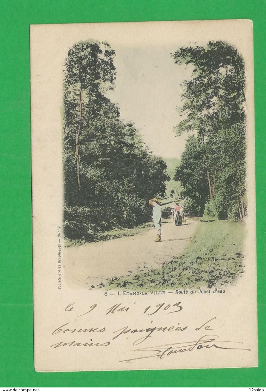 Cartes Postales 78 YVELINES ETANG LA VILLE  Route Du Jouet D'Eau - Sonstige & Ohne Zuordnung