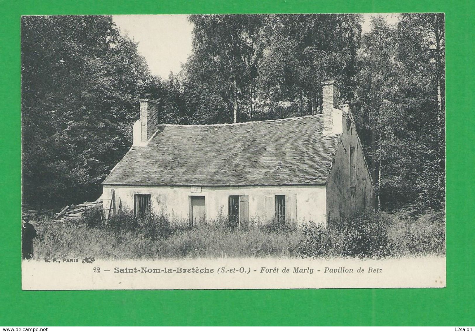 Cartes Postales 78 YVELINES SAINT NOM LA BRETECHE Foret De Marly PAVILLON DE RETZ - St. Nom La Breteche