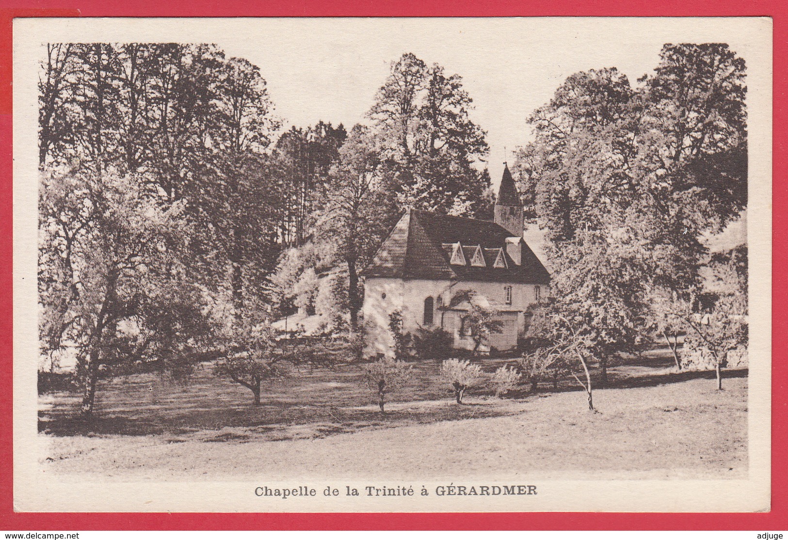 CPA*88* GERARDMER - CHAPELLE DE LA TRINITÉ  * TBE*2 SCANS - Gerardmer