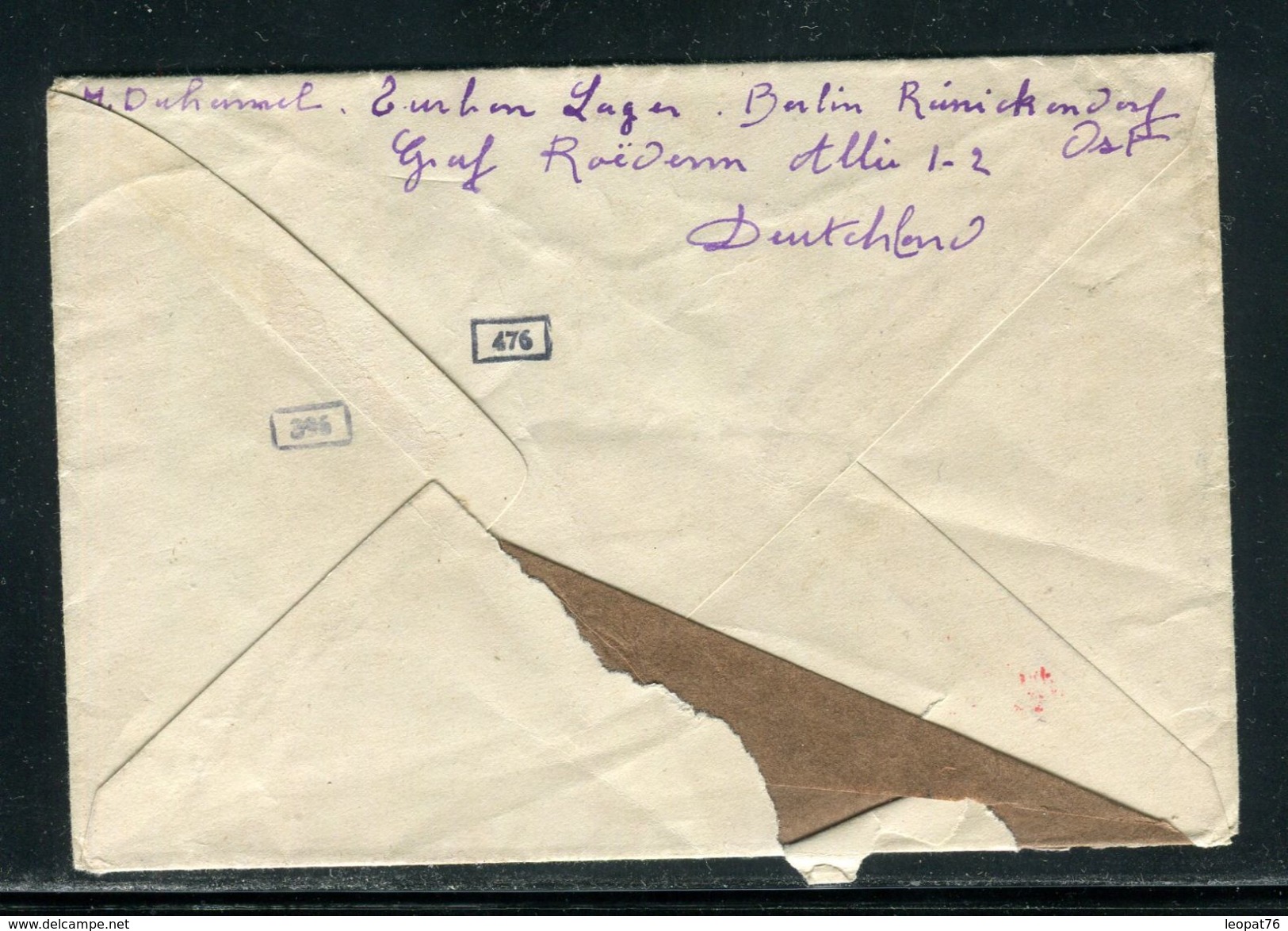 Allemagne - Enveloppe De Berlin Pour La France Par Avion - Ref D86 - Briefe U. Dokumente