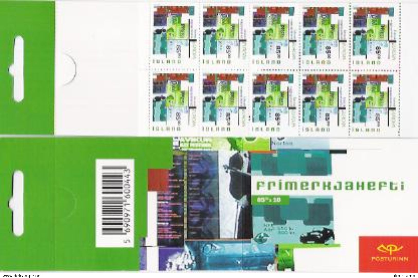 2003 Island Booklet  Mi. 1038-9** MNH "  EUROA " - Nuovi