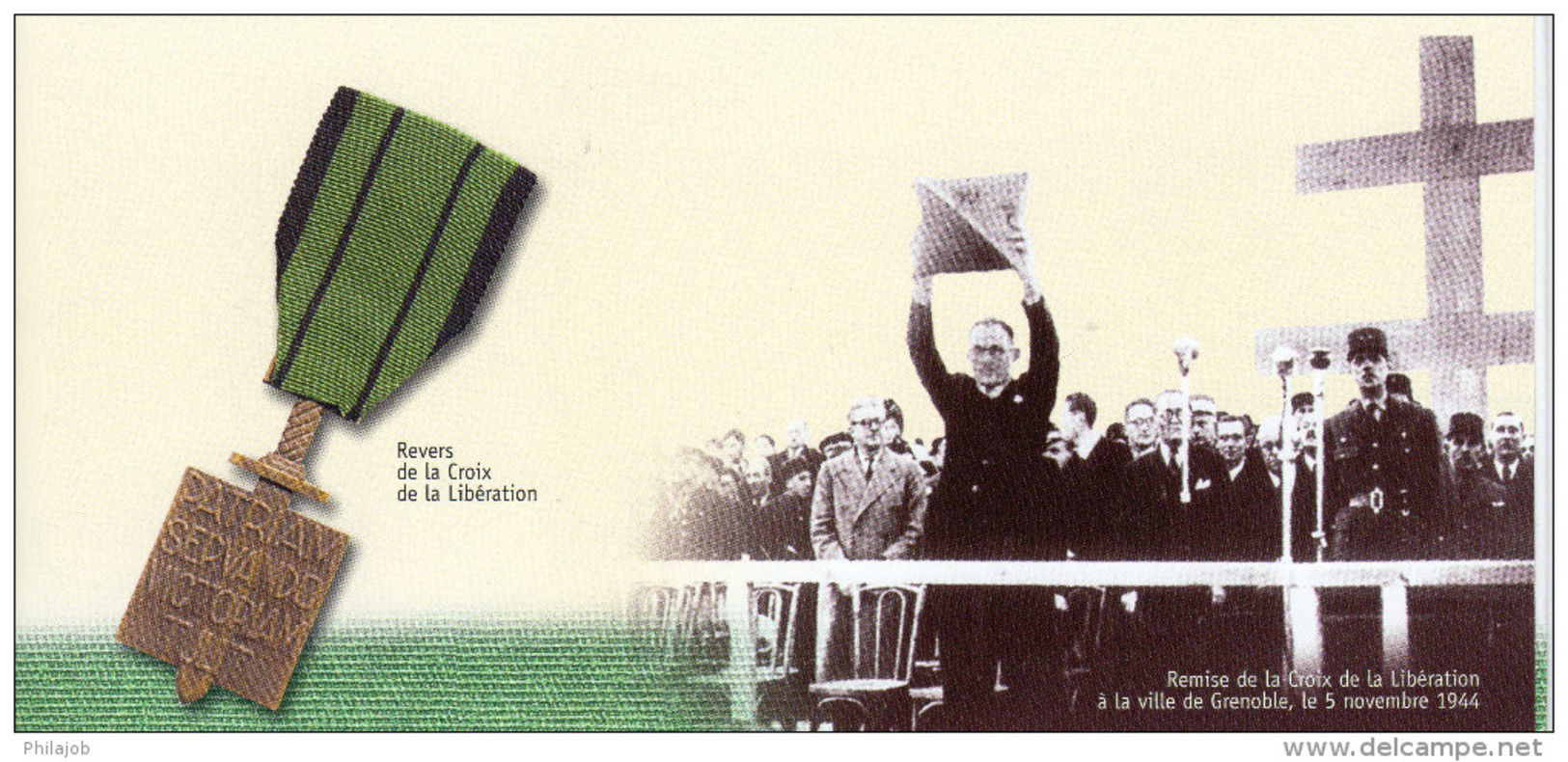 Souvenir Philatélique 1er Jour De 2004 " CHARLES DE GAULLE / VILLES COMPAGNONS DE LA LIBERATION " N° YT 3675. FDC - De Gaulle (Général)