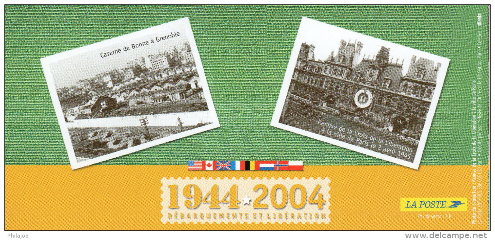 Souvenir Philatélique 1er Jour De 2004 " CHARLES DE GAULLE / VILLES COMPAGNONS DE LA LIBERATION " N° YT 3675. FDC - De Gaulle (General)