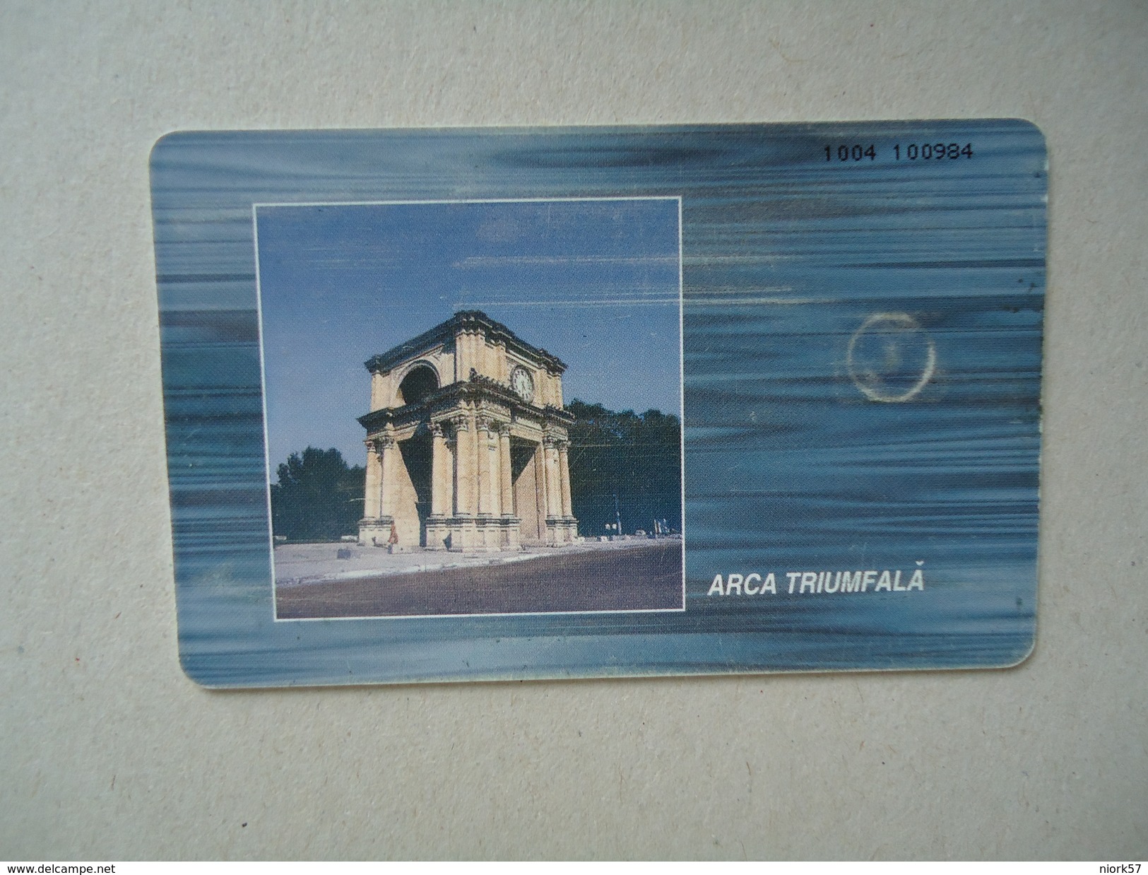 MOLDOVA USED CARDS  RRR   RED CHIPS   3 PHOTO - Moldova