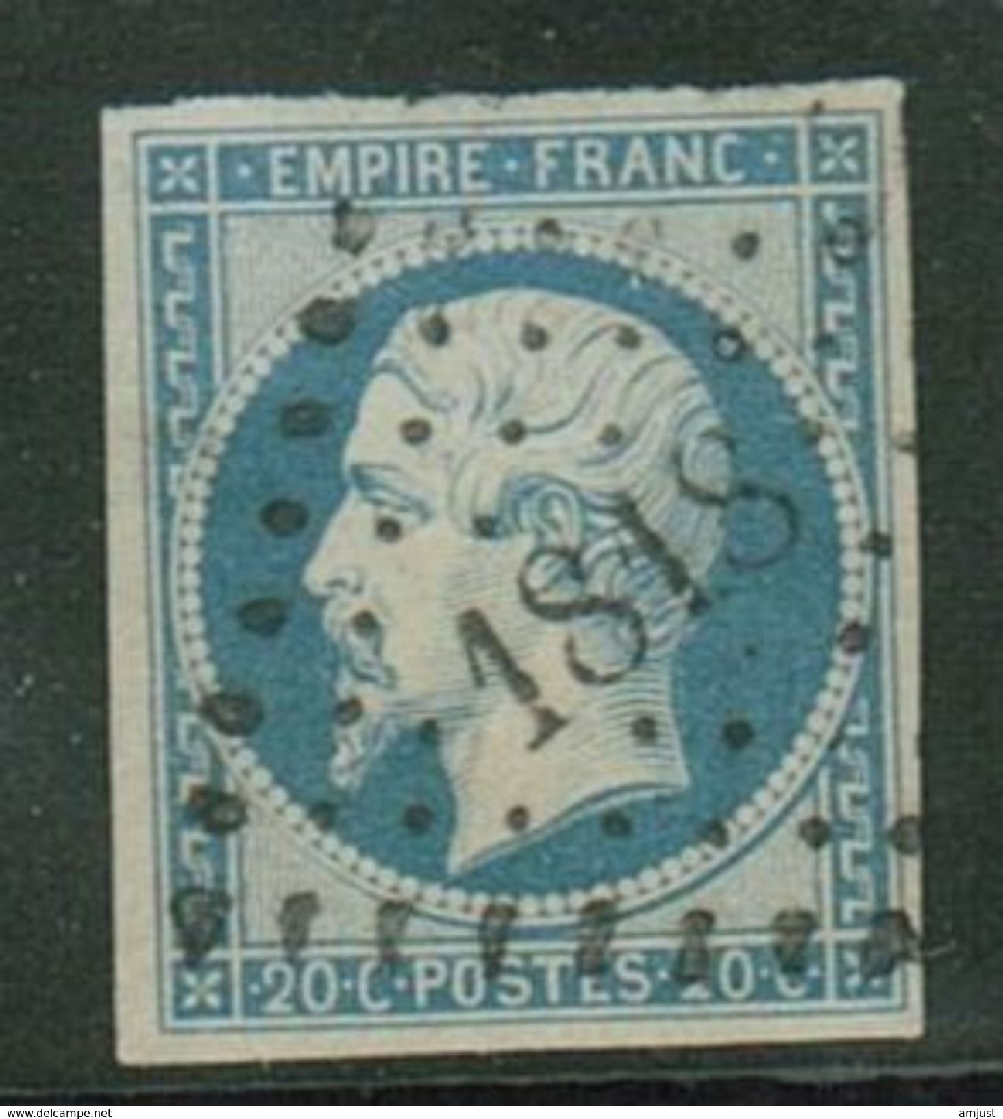 France // 1853-1860 // Yvert & Tellier Napoléon III  No.14 Oblitéré - 1853-1860 Napoléon III