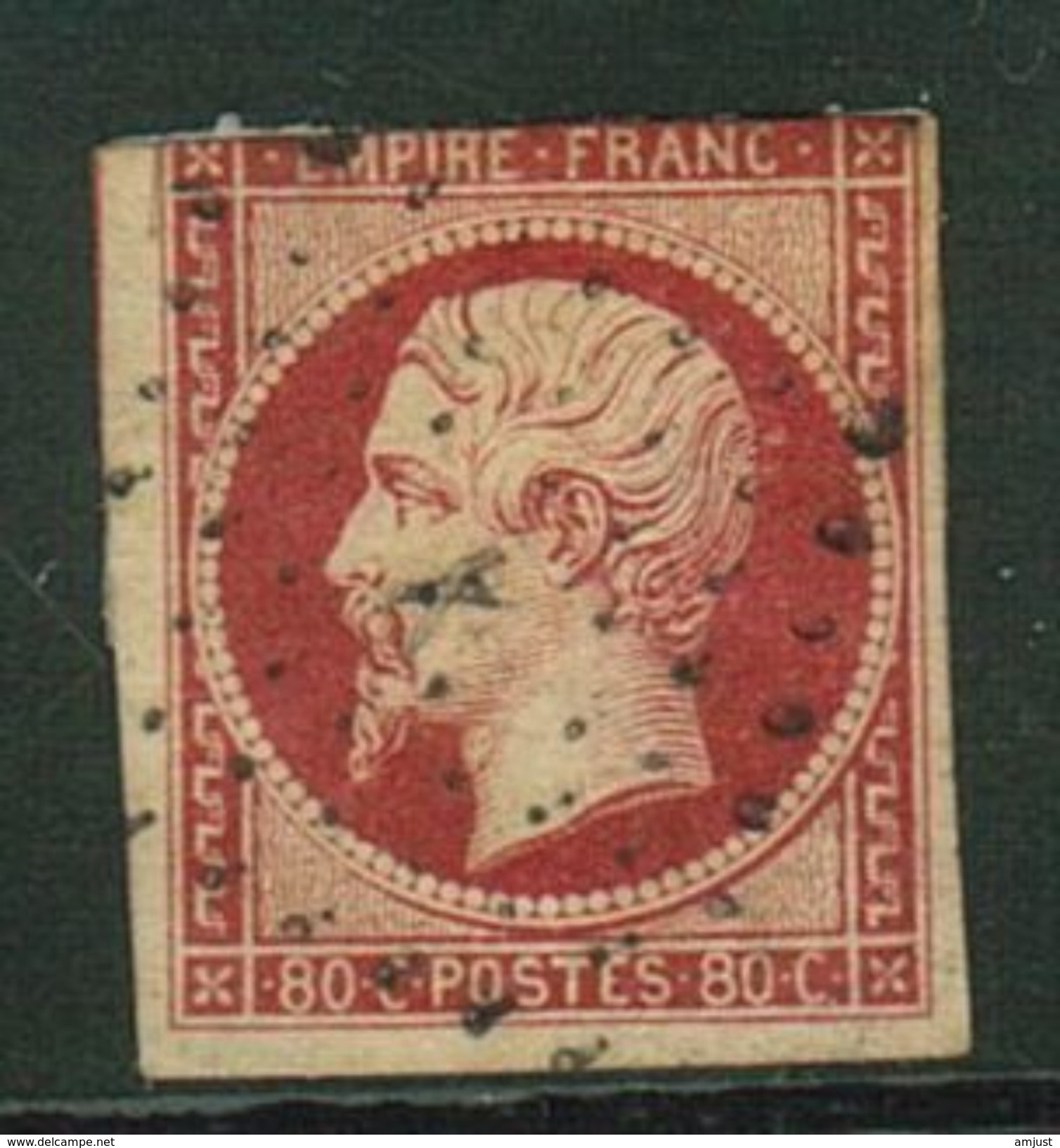 France // 1853-1860 // Yvert & Tellier Napoléon III  No.17 Oblitéré - 1853-1860 Napoléon III