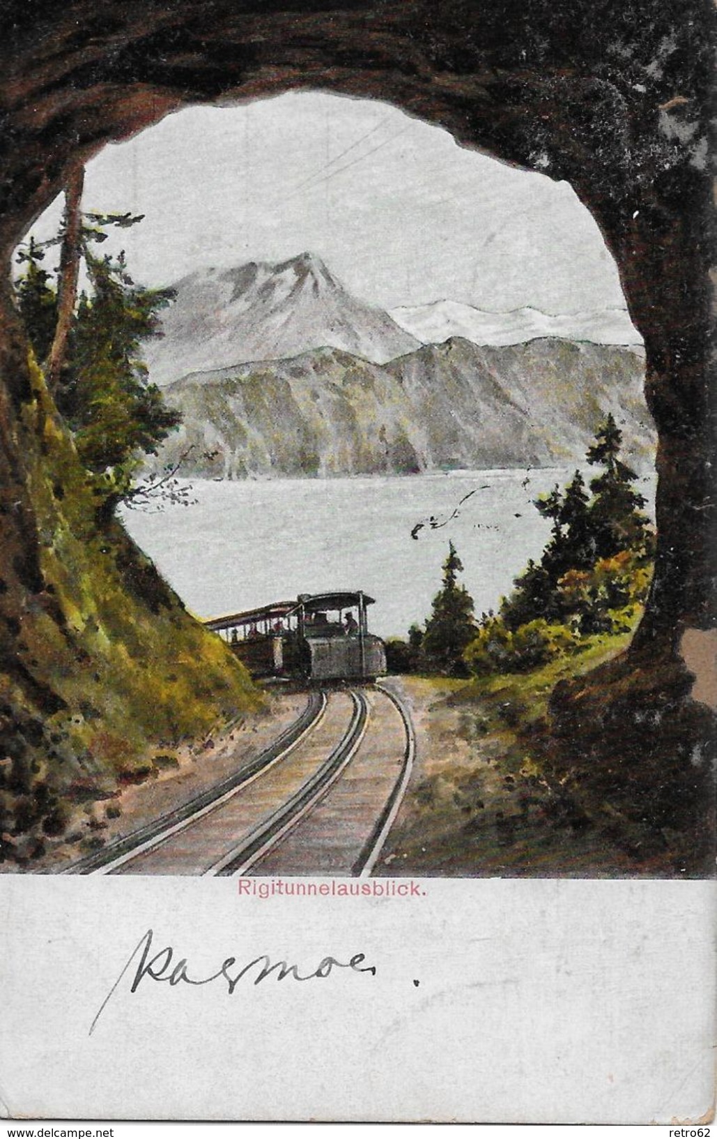 VITZNAU-RIGI-BAHN → Rigitunnelausblick, Karte Serie 47 Anno 1906 - Sonstige & Ohne Zuordnung