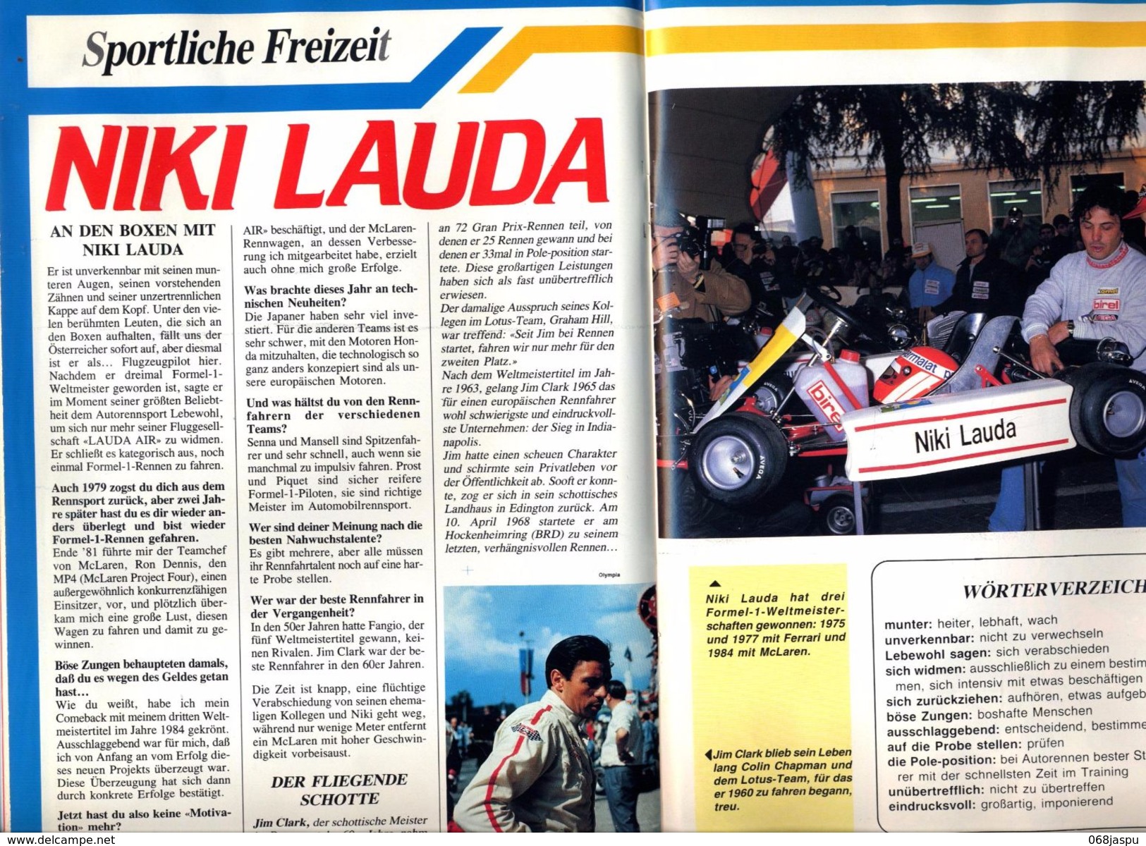 Revue Zu Sammen Septembre 1988 Theme Asterix Lauda Garfield - Other & Unclassified