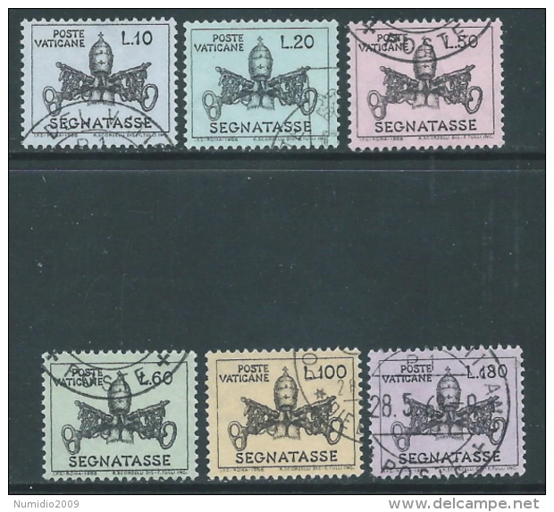 1968 VATICANO SEGNATASSE USATO - X3-4 - Taxes