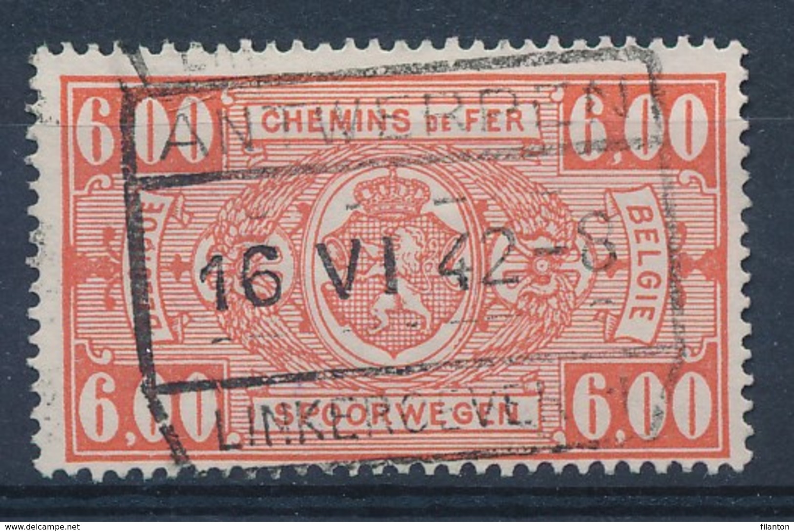 BELGIE - TR 251 - Cachet  "ANTWERPEN-LINKEROEVER 1" - (ref. 17.507) - Autres & Non Classés